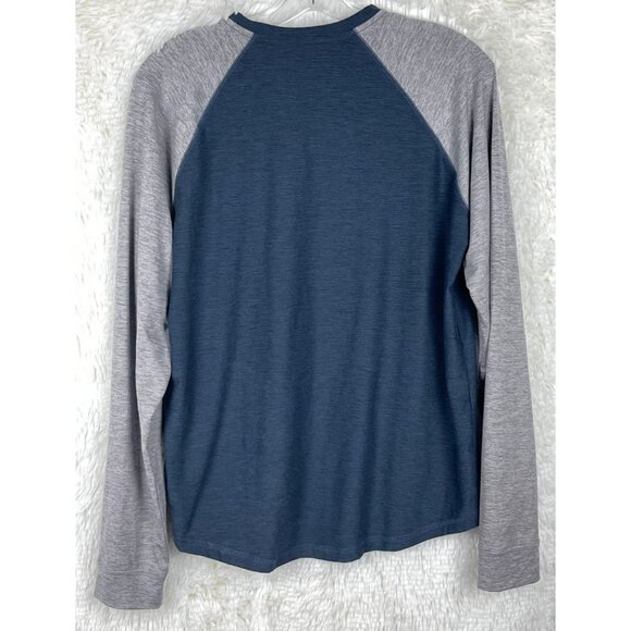 Rumi + Ryder Boys XL 16 Long Sleeve Blue/Gray Shirt Quick Dry Moisture Wicking - Picture 5 of 7
